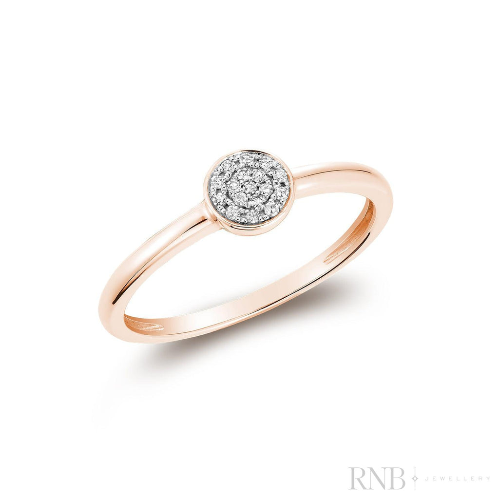 Round Pave Diamond Ring-RNB Jewellery