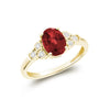 Created Ruby / Yellow Gold