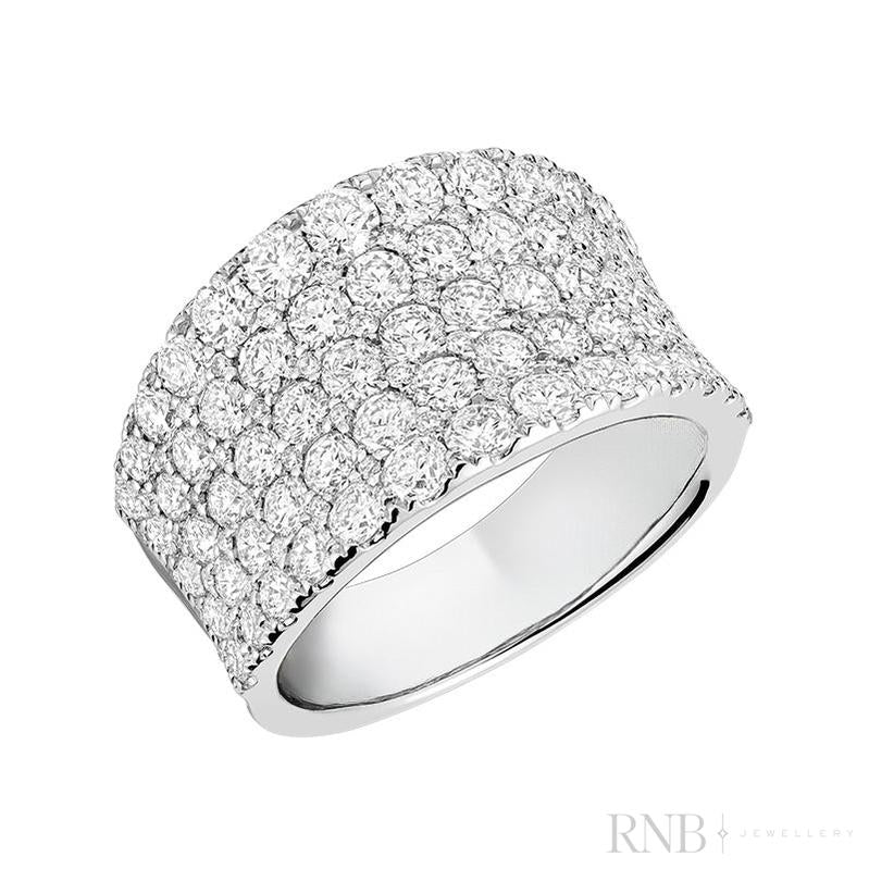 Grand Pave Diamond Ring-RNB Jewellery