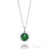 White Gold / Created Emerald / Closeout