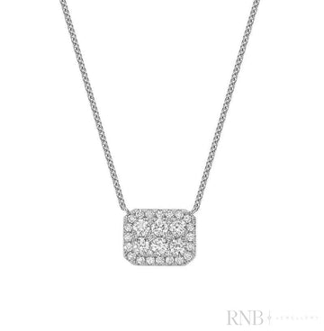 Large Pave Diamond Pendant-RNB Jewellery