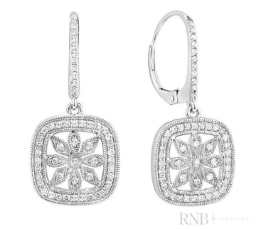 Diamond Earrings - Boucles D'oreille en Diamant-RNB Jewellery