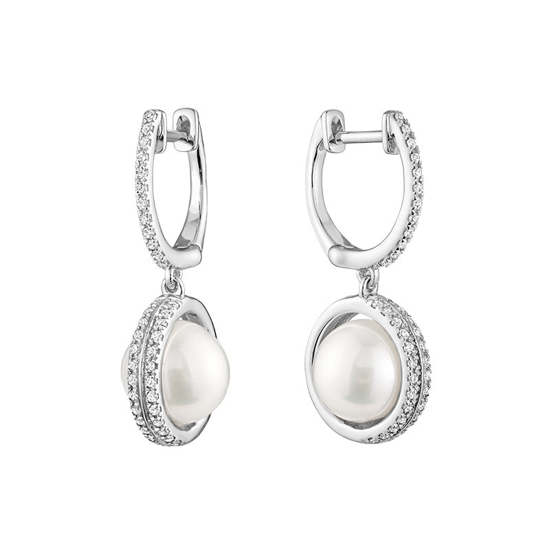 Pearl & Diamond Earring