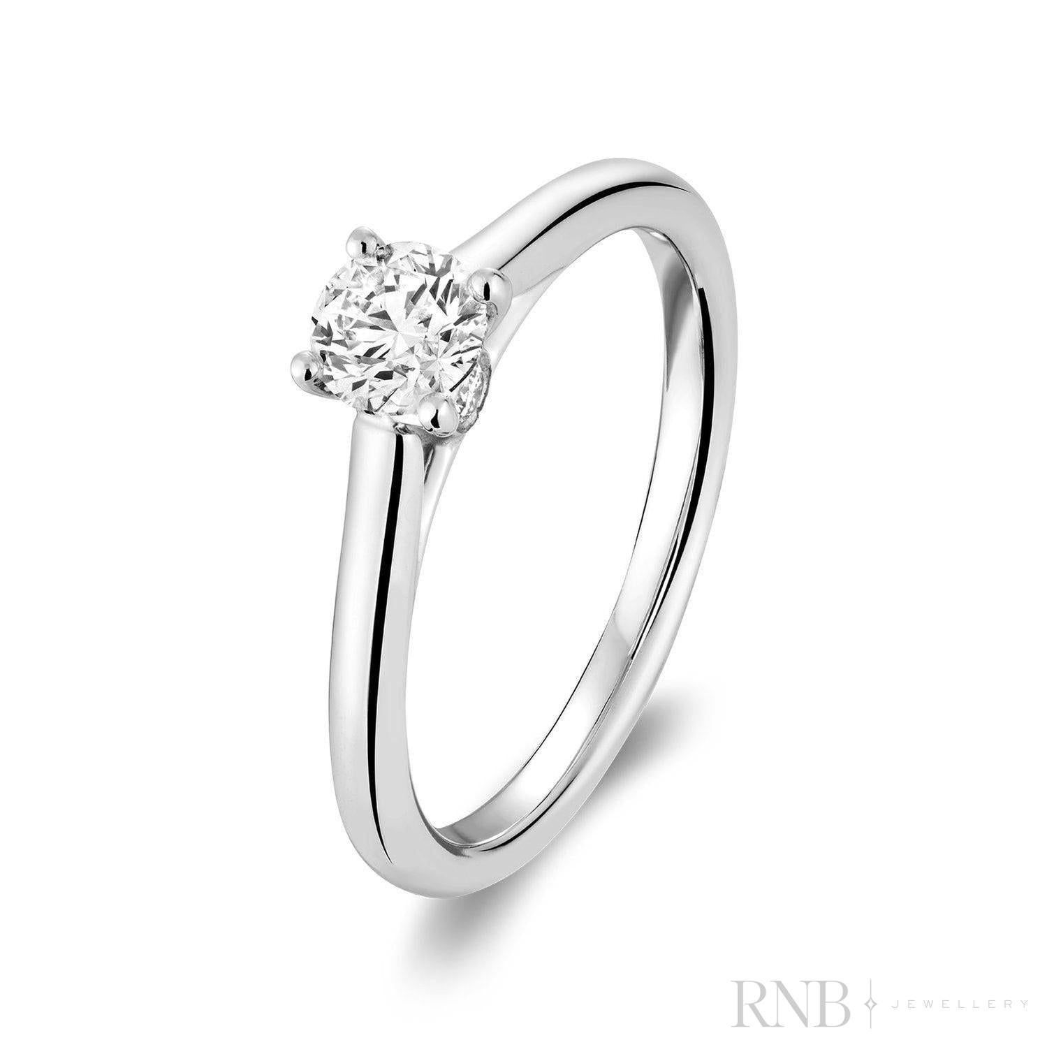 Brilliant Round Diamond Engagement Ring