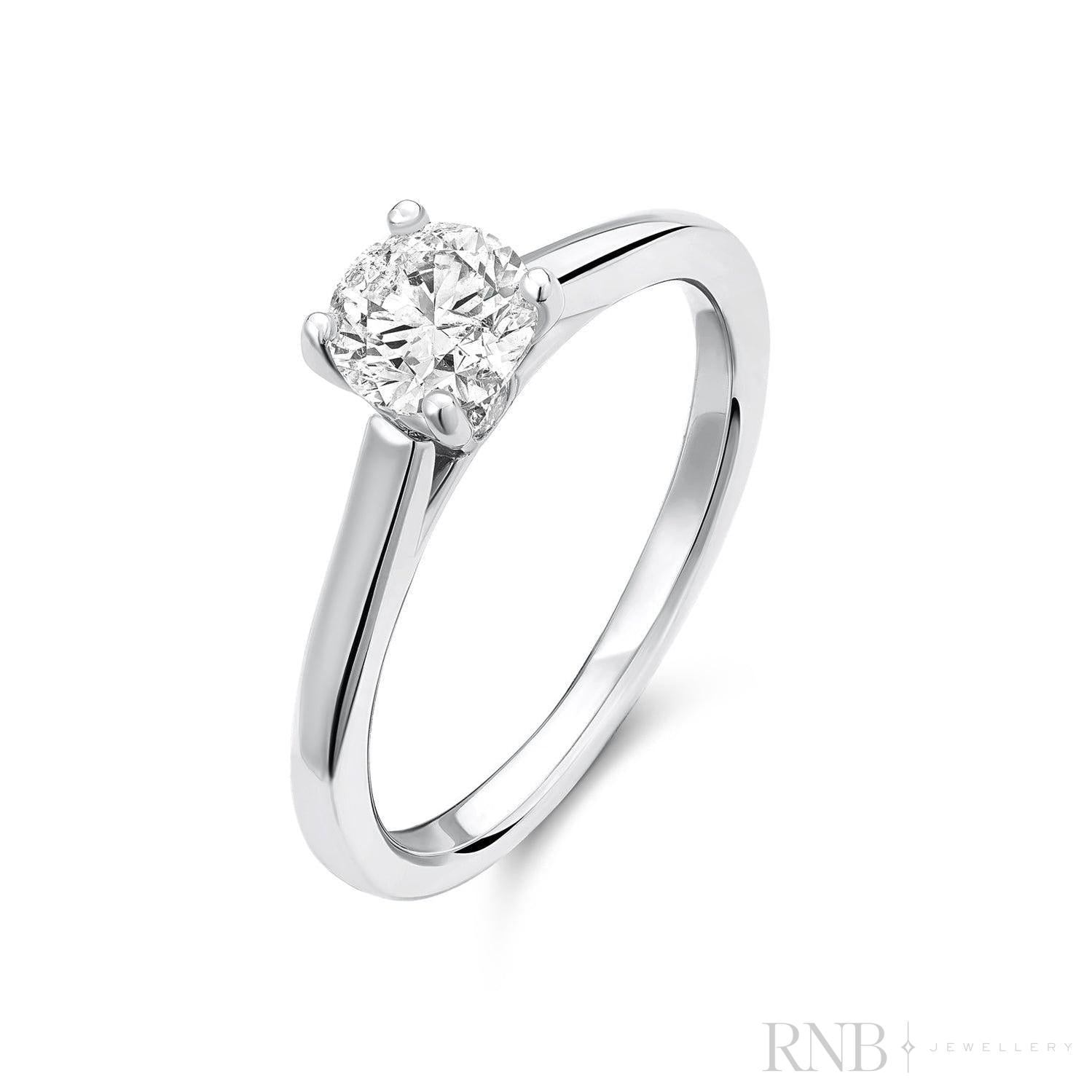 Brilliant Round Diamond Engagement Ring