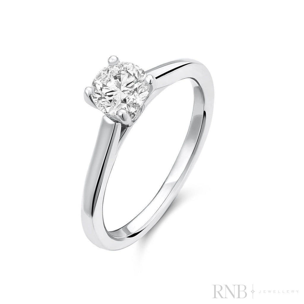 Brilliant Round Diamond Engagement Ring-RNB Jewellery