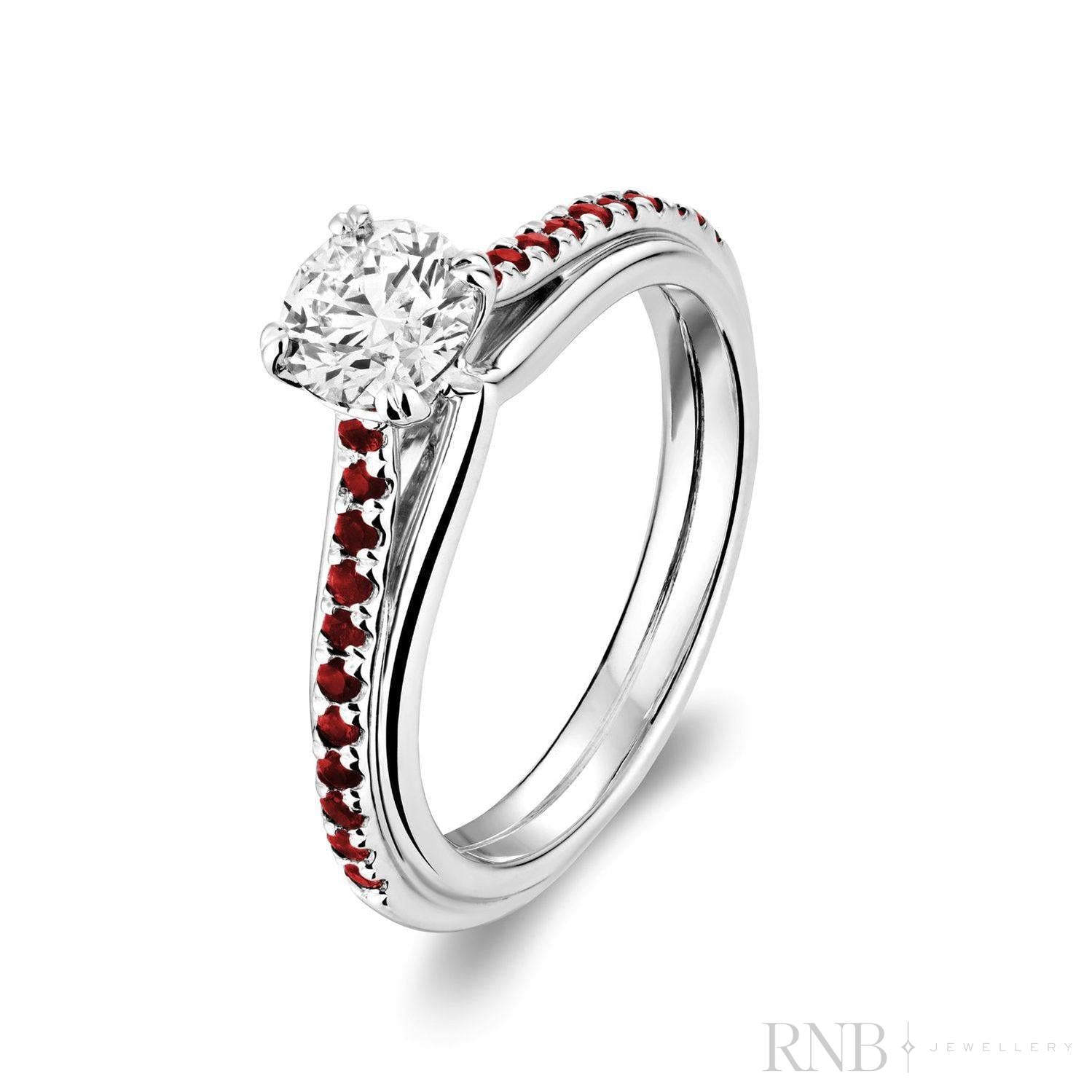 Faith Signature Ruby and Diamond Ring