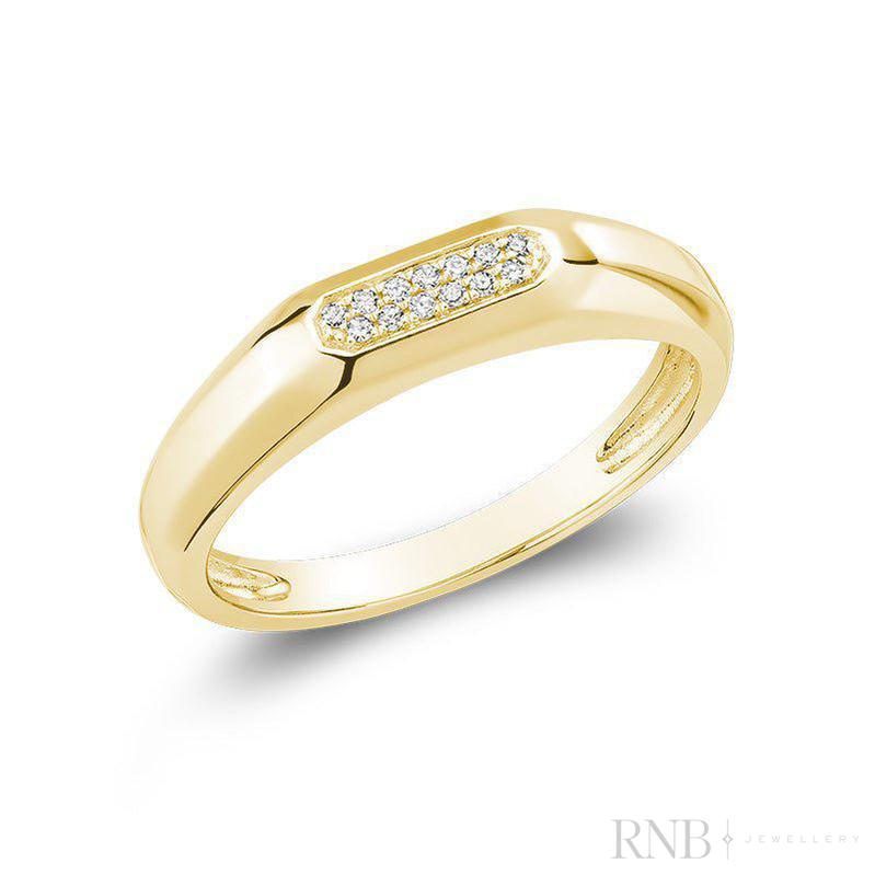 Signet Diamond Ring