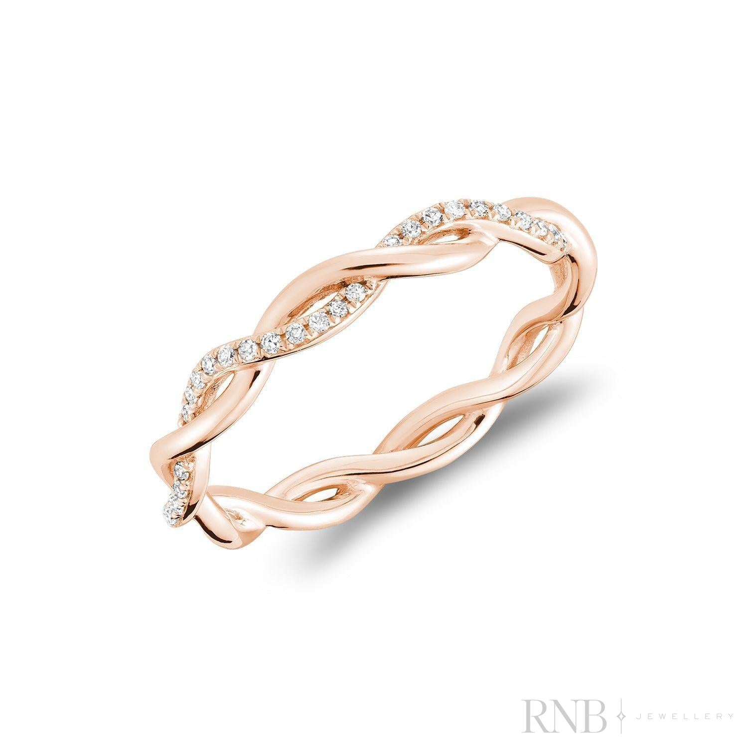 Eternity Twist Diamond Ring-RNB Jewellery