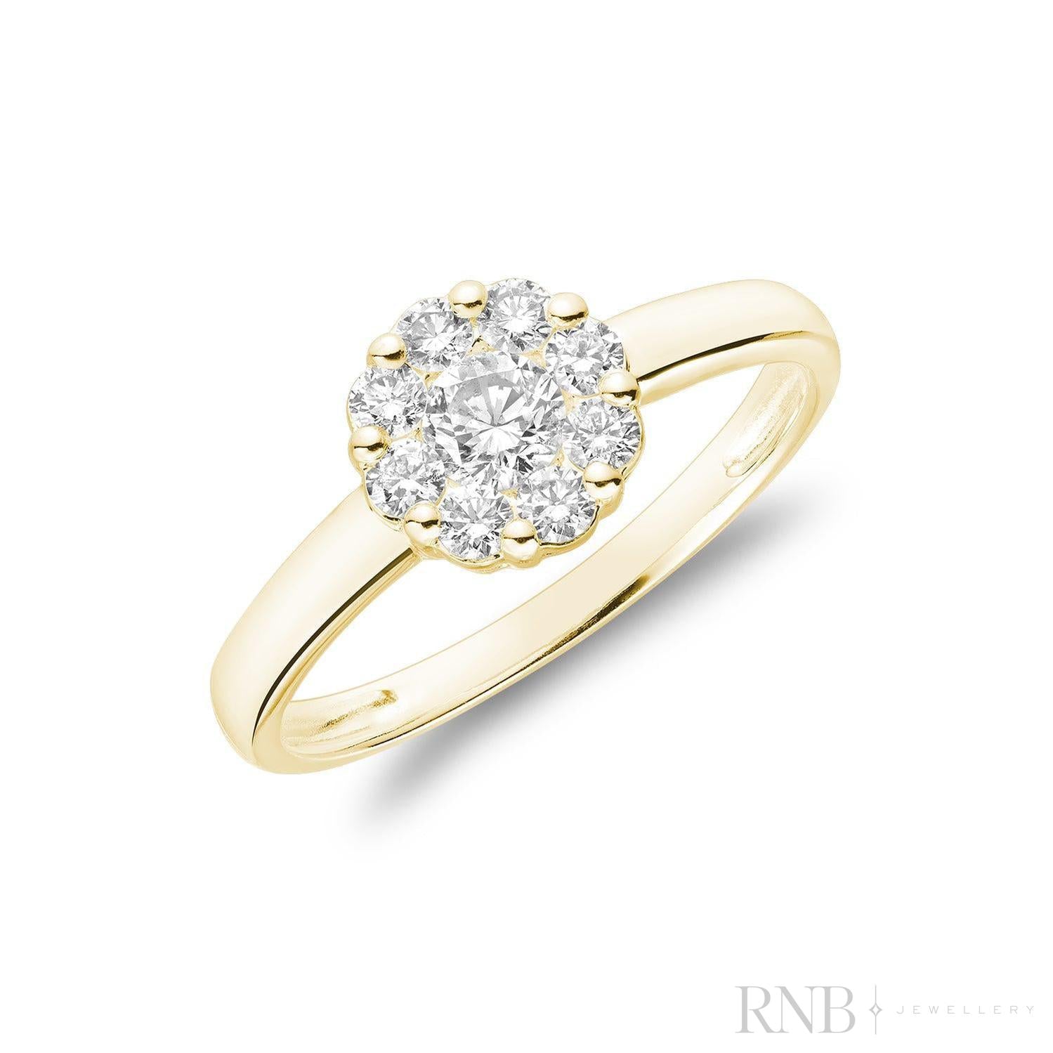 Cluster Mount Diamond Ring-RNB Jewellery