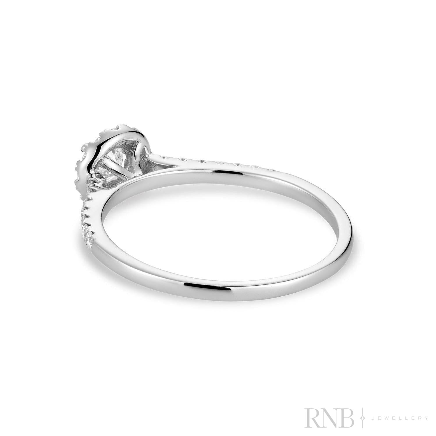 Round Diamond Halo Ring-RNB Jewellery