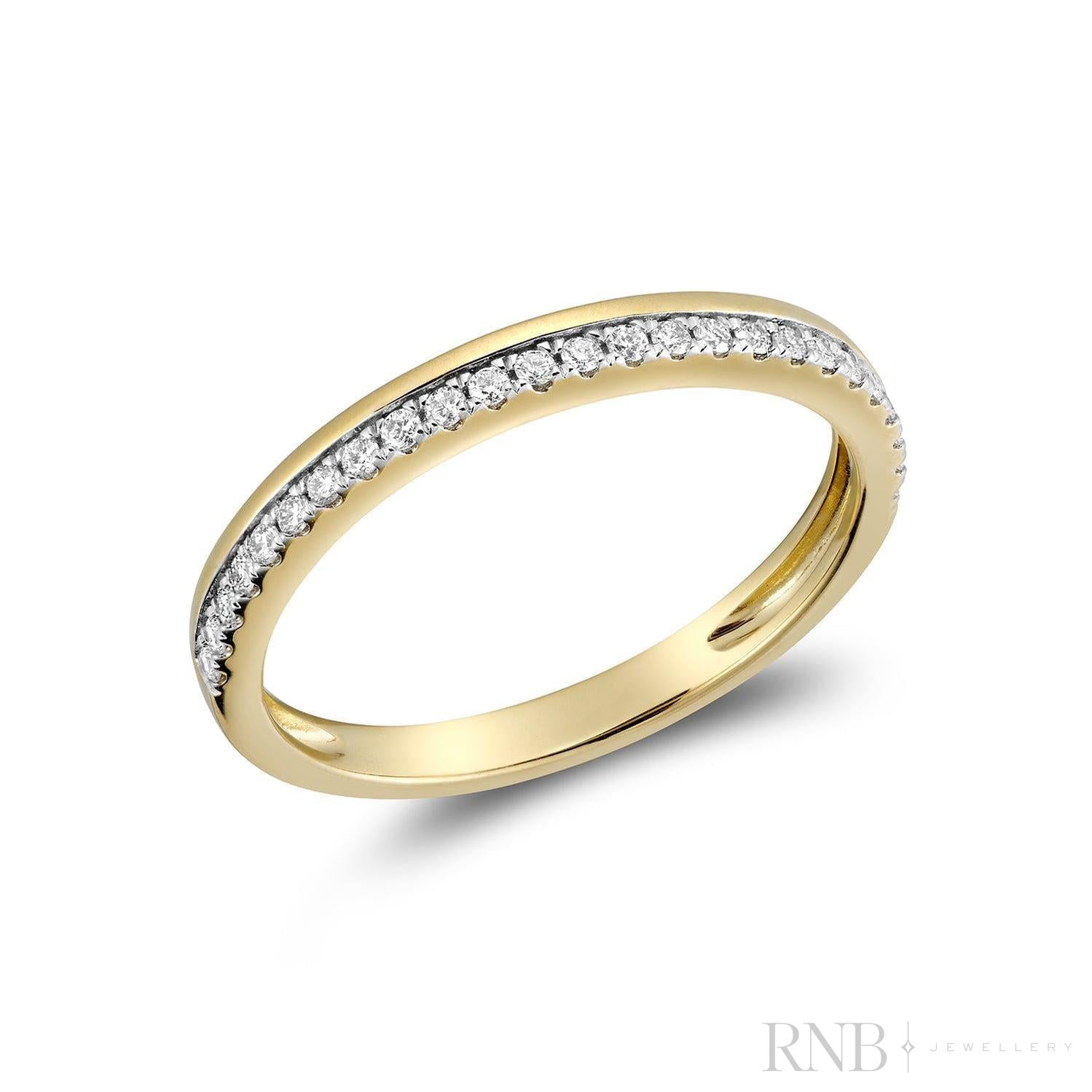 United Semi Eternity Diamond Ring-RNB Jewellery