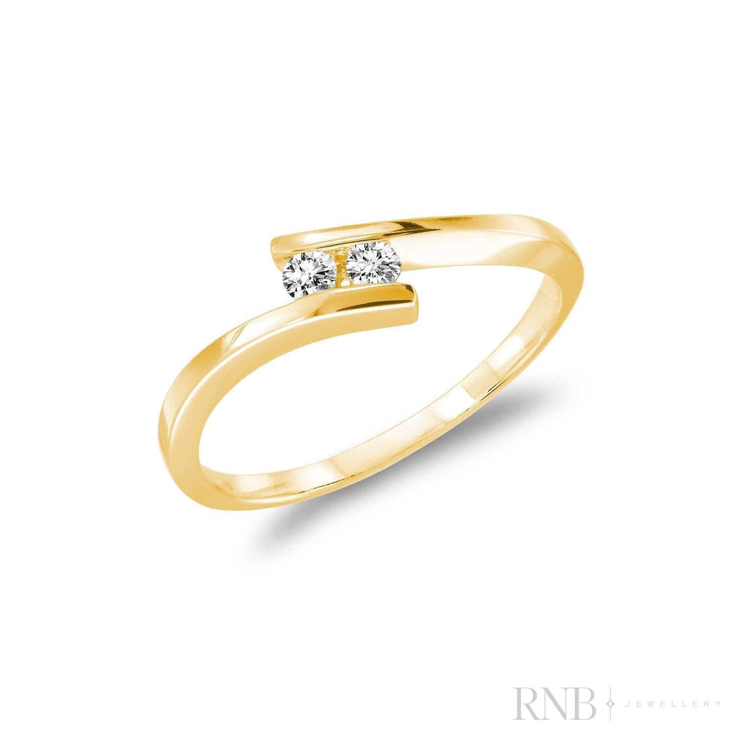 Two Stone Diamond Ring-RNB Jewellery