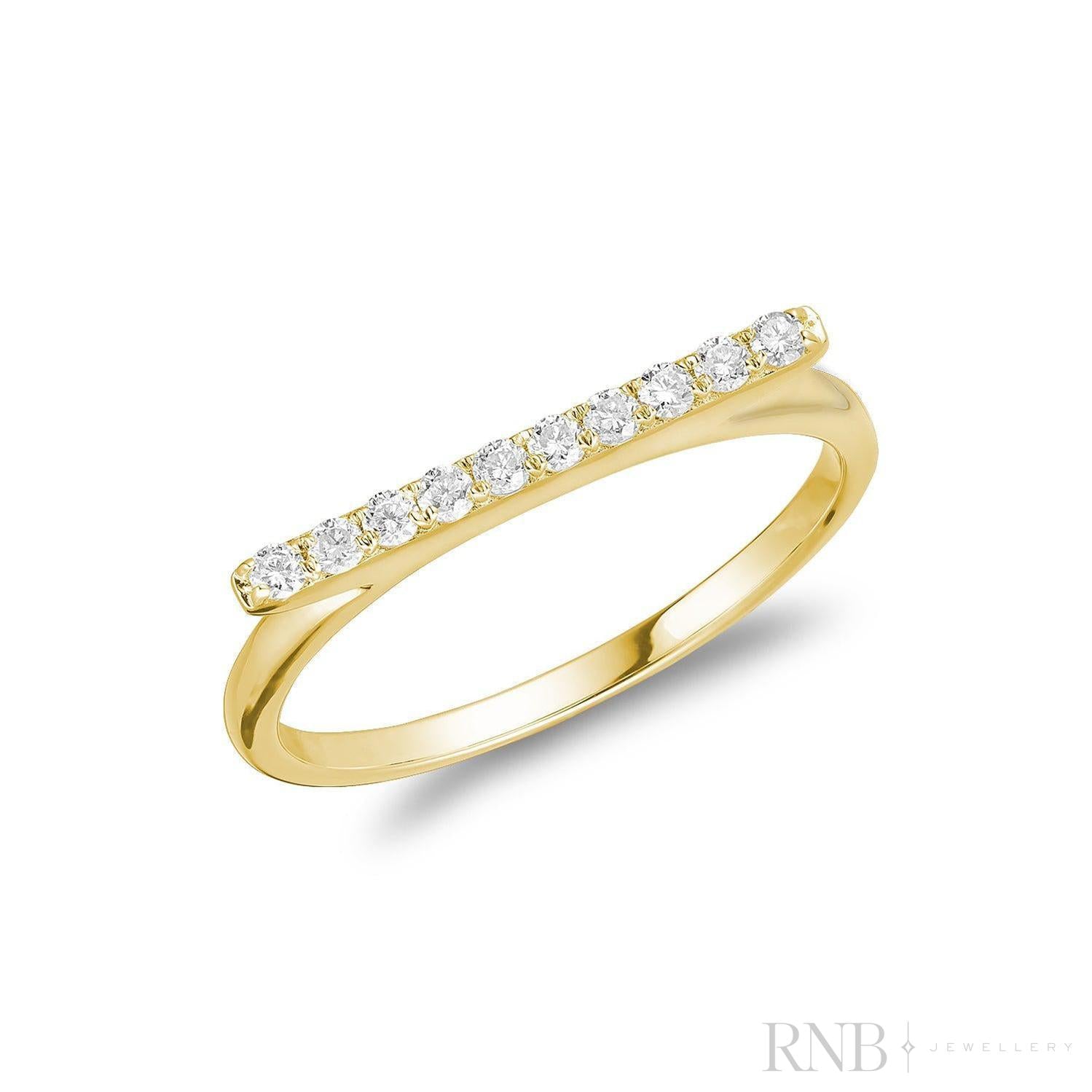 Bar Diamond Fashion Ring