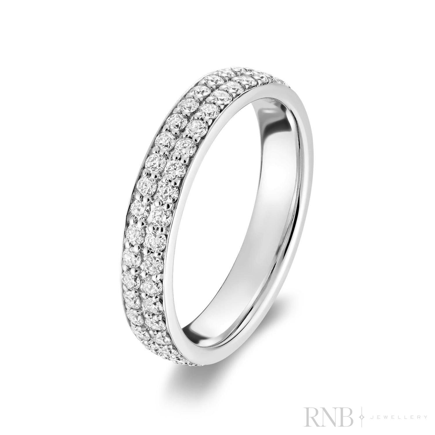 Diamond Pave Eternity Ring-RNB Jewellery