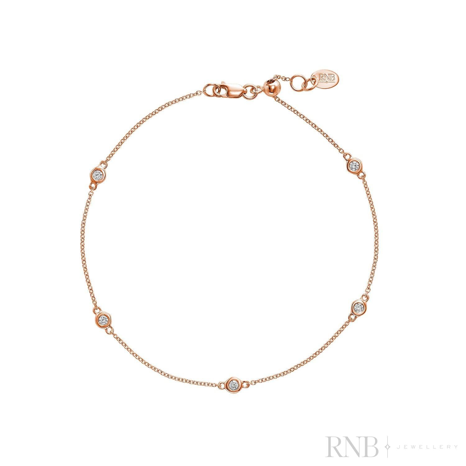 Diamond by the Yard Bracelet-RNB Jewellery