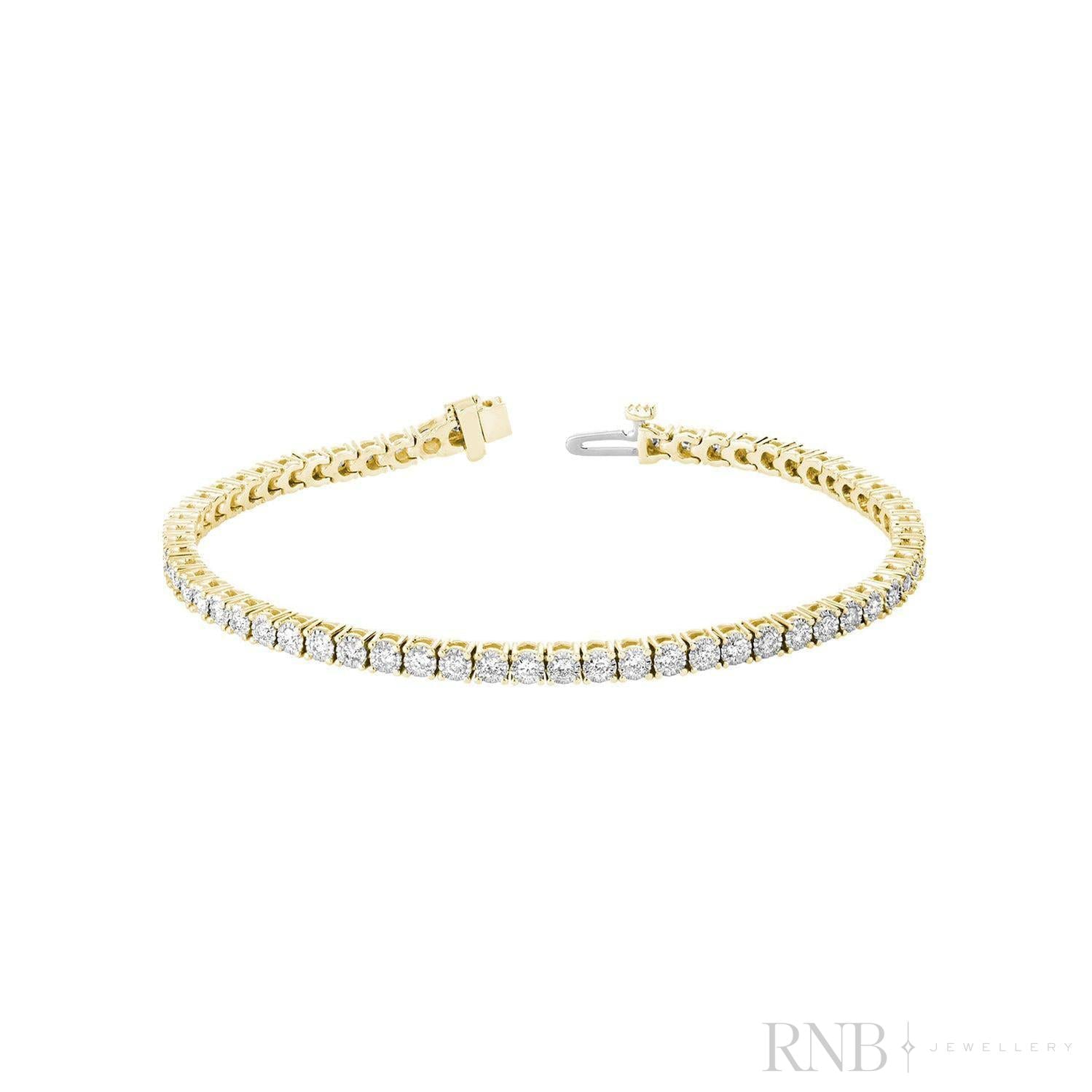 Illusion Diamond Tennis Bracelet-RNB Jewellery