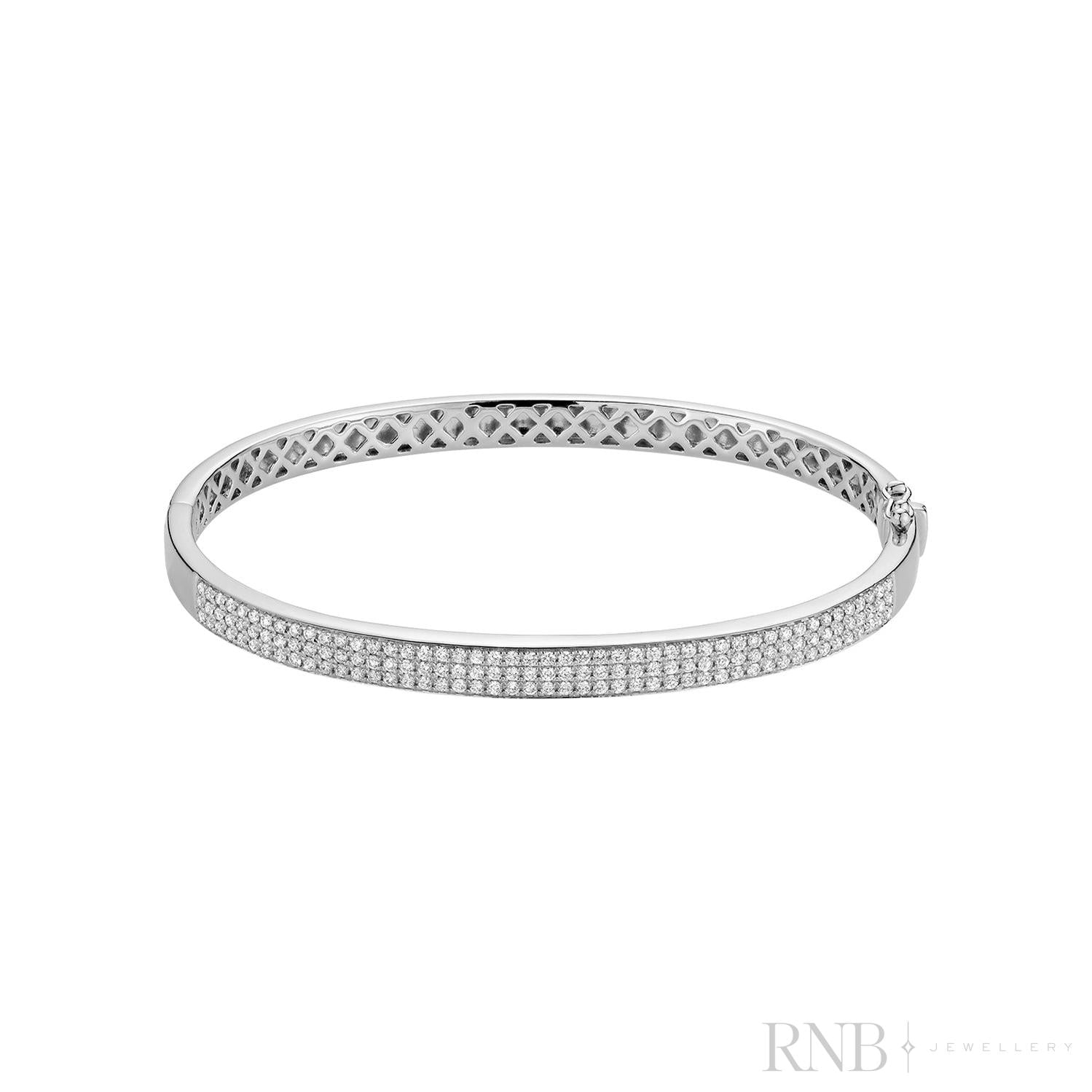 Micro Pave Bangle Bracelet