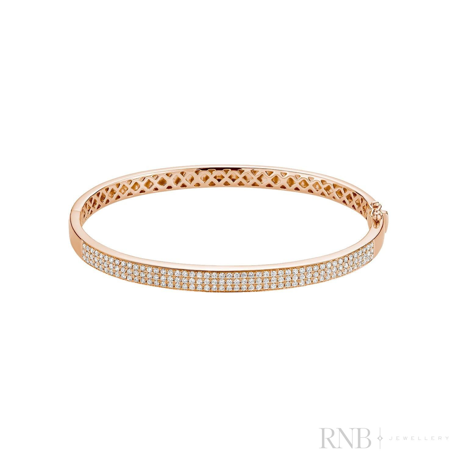 Micro Pave Bangle Bracelet-RNB Jewellery