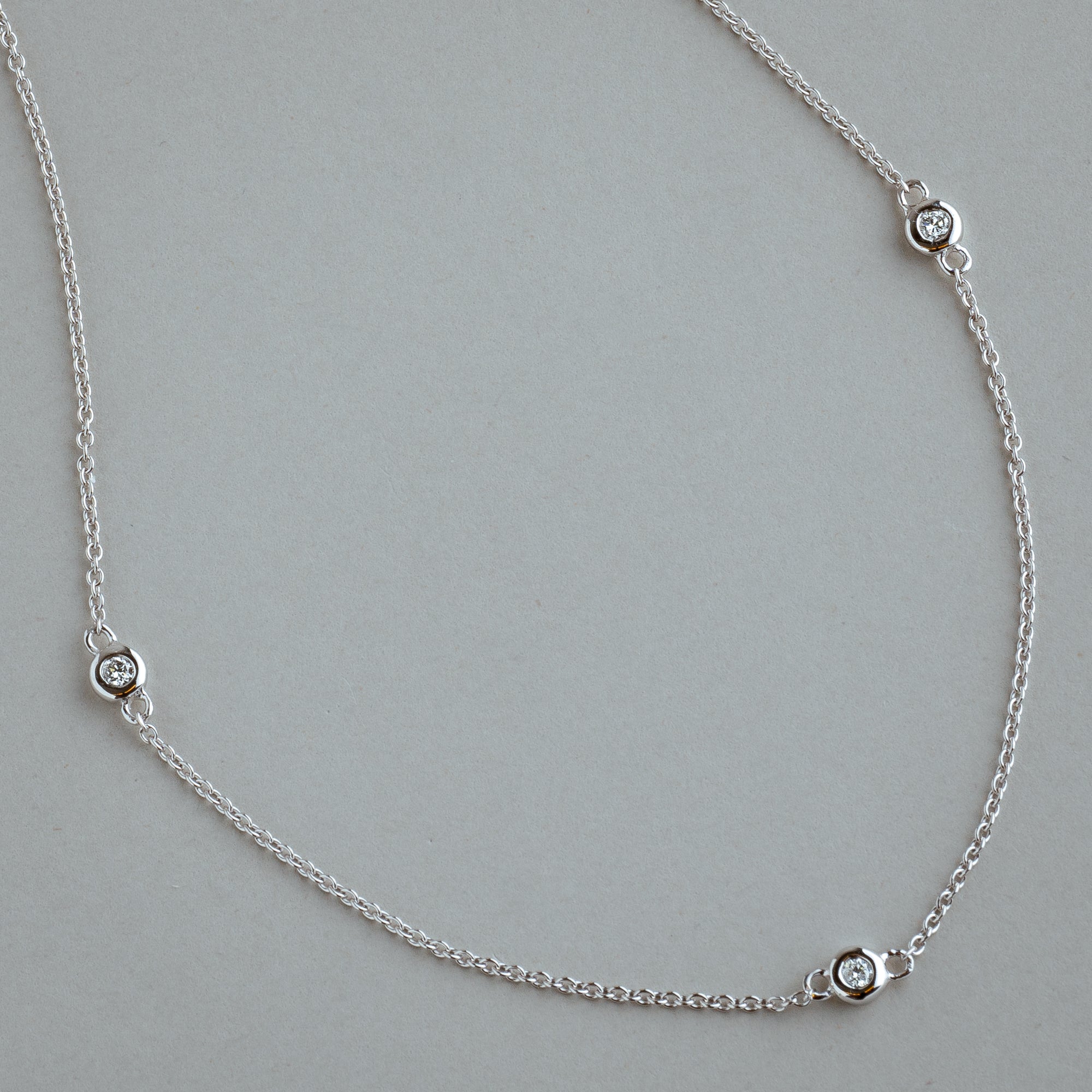 Diamond by the Yard Necklace-RNB Jewellery