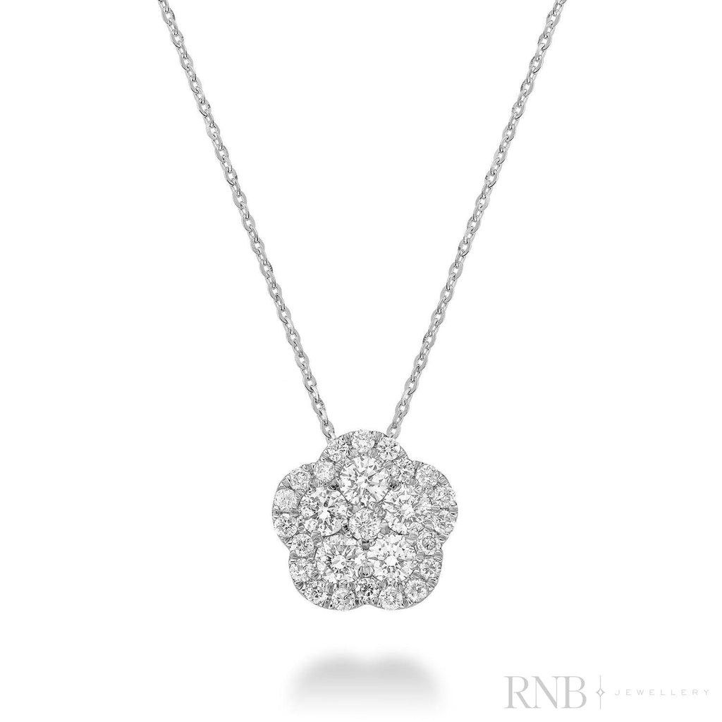 Flower Diamond Pendant-RNB Jewellery