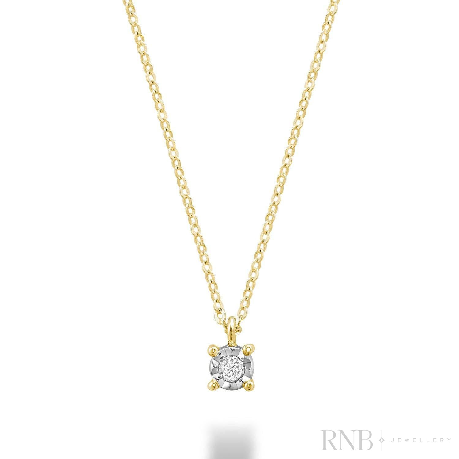 Illusion Diamond Pendant-RNB Jewellery