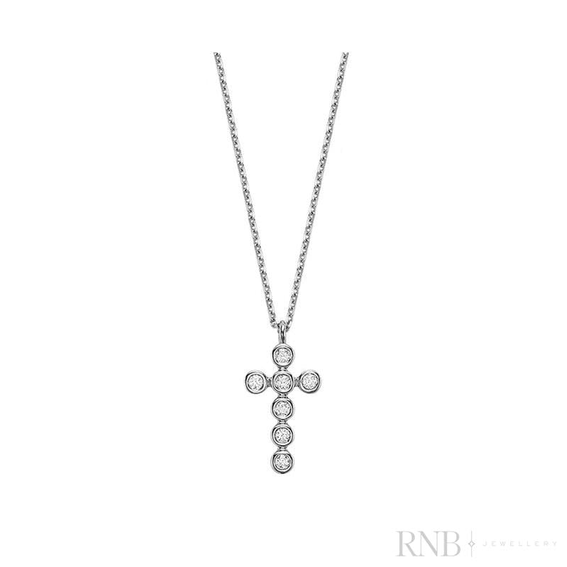 Religious Cross Diamond Necklace-RNB Jewellery