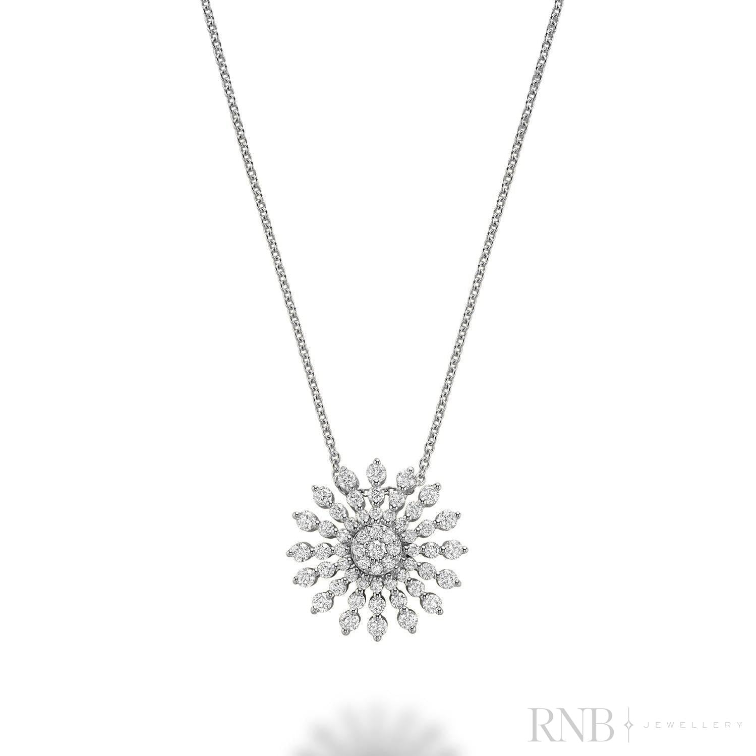 Diamond Sun Pendant - Pendant Diamand Soleil-RNB Jewellery