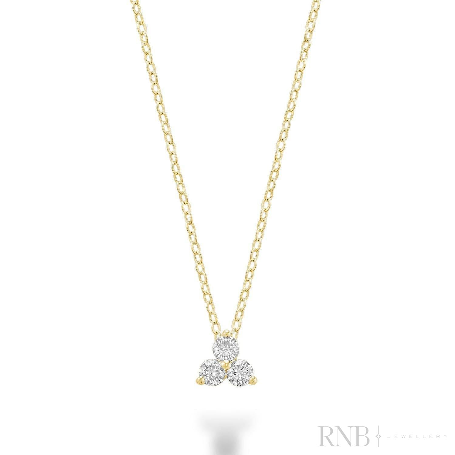 Trinity Diamond Pendant-RNB Jewellery