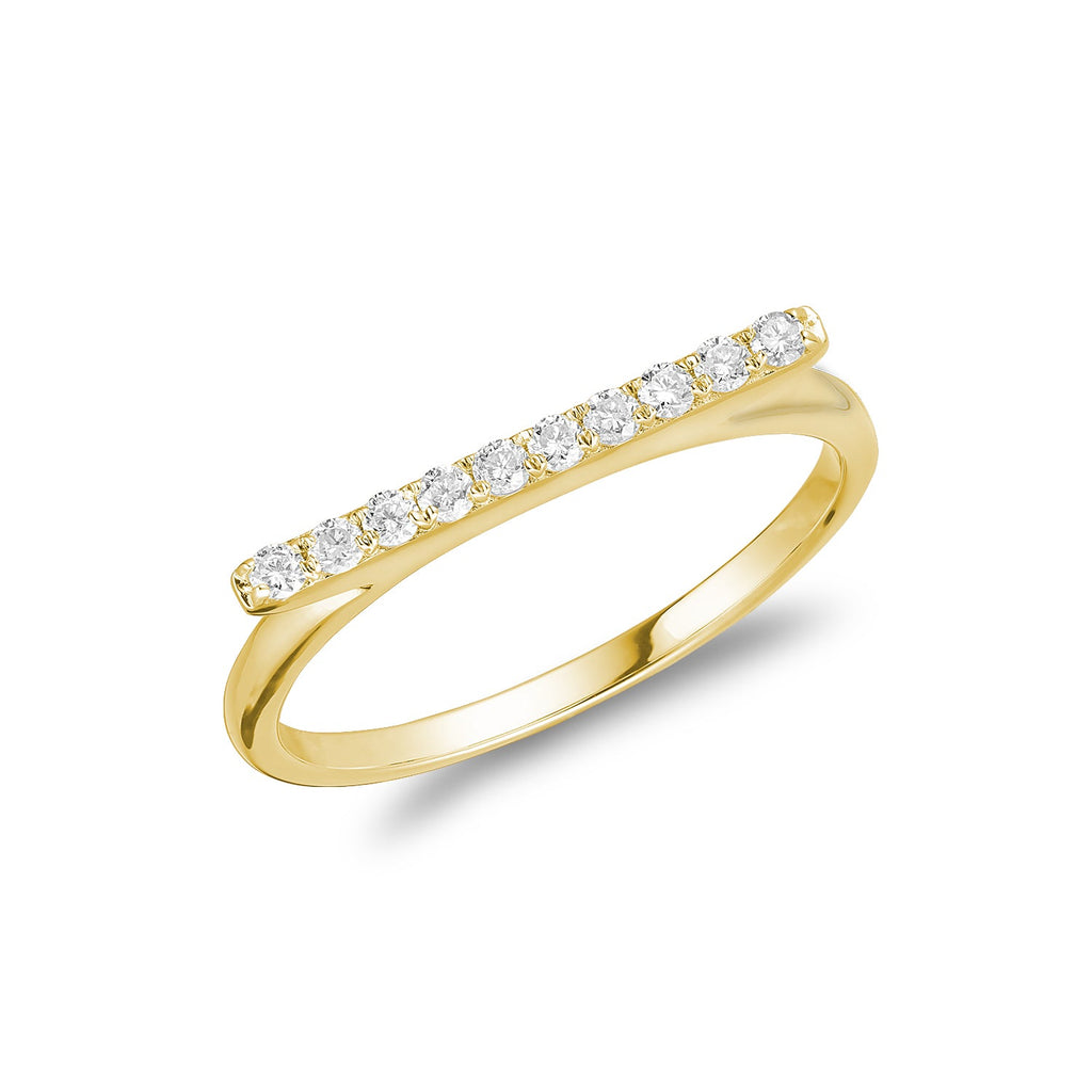 Bar Diamond Fashion Ring - RNB Jewellery