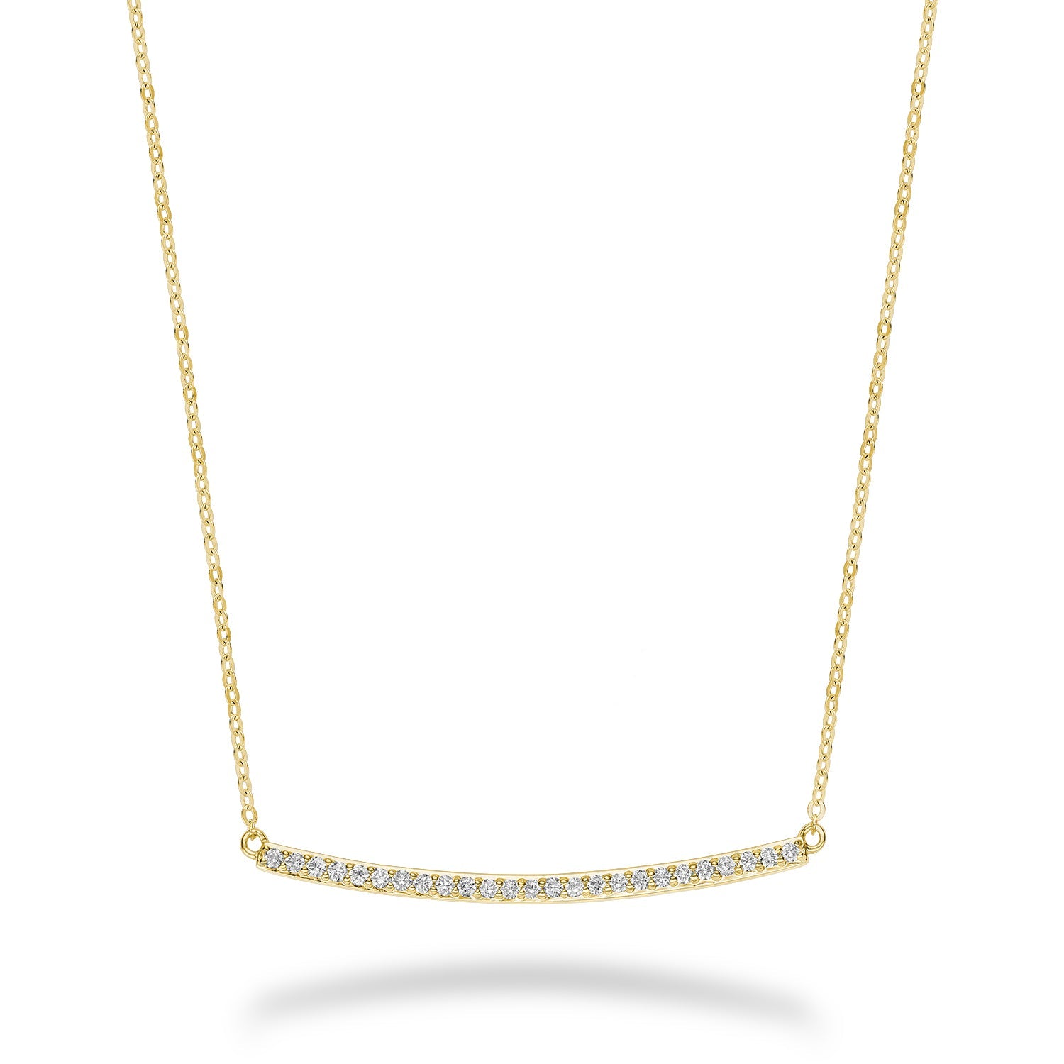 Bar Diamond Necklace - RNB Jewellery