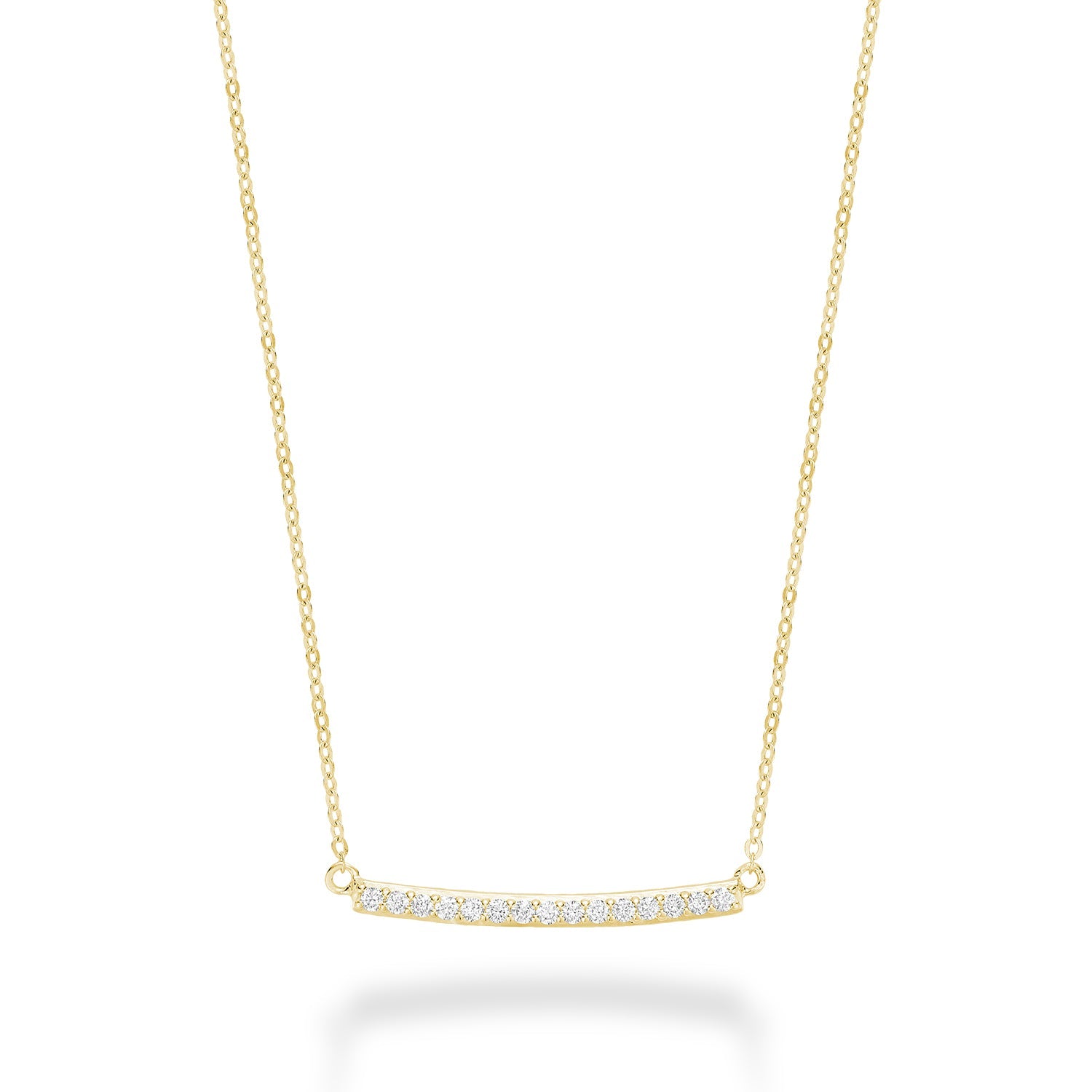 Bar Diamond Necklace - RNB Jewellery