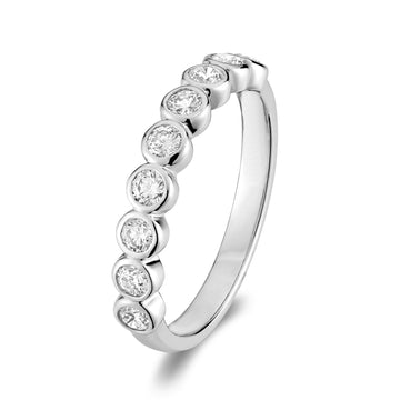 Bezel Diamond Band - RNB Jewellery
