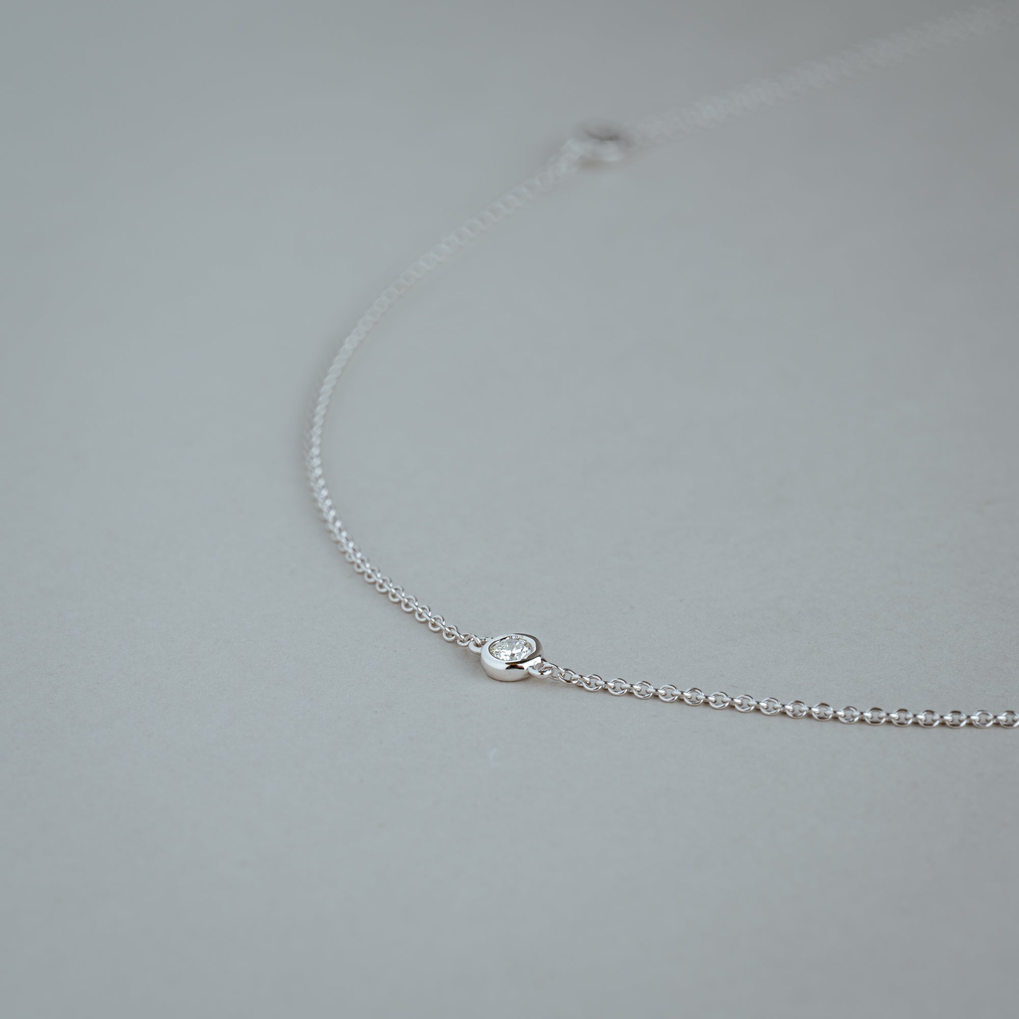 Bezel Diamond by the Yard Necklace - RNB Jewellery