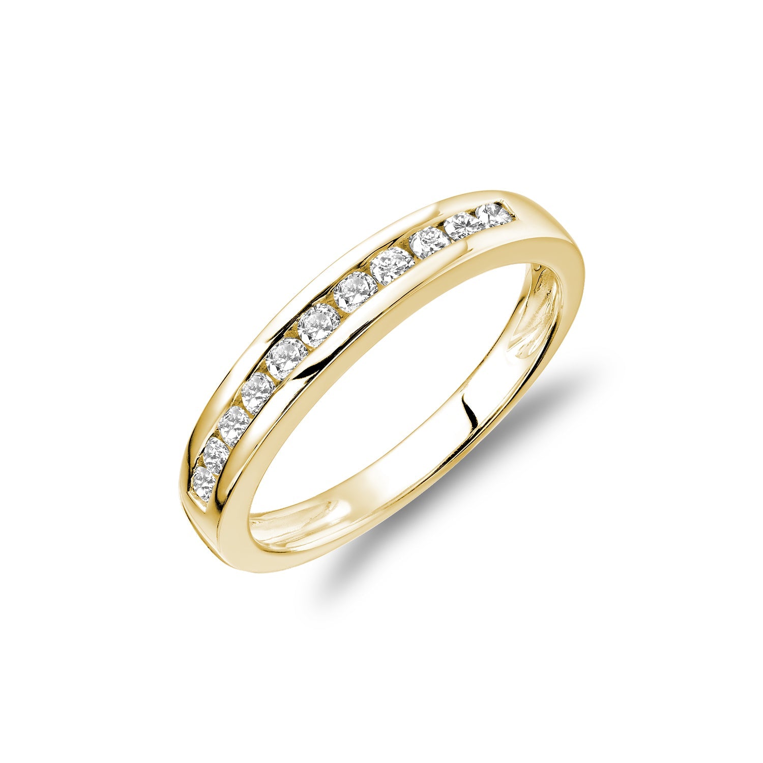 Channel Set Diamond Band - RNB Jewellery