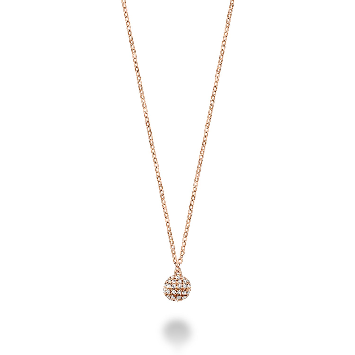 Circle Ball Diamond Necklace - RNB Jewellery