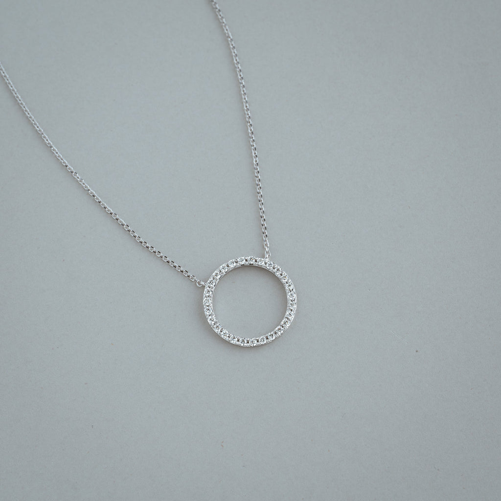Circle of Life Diamond Necklace - RNB Jewellery
