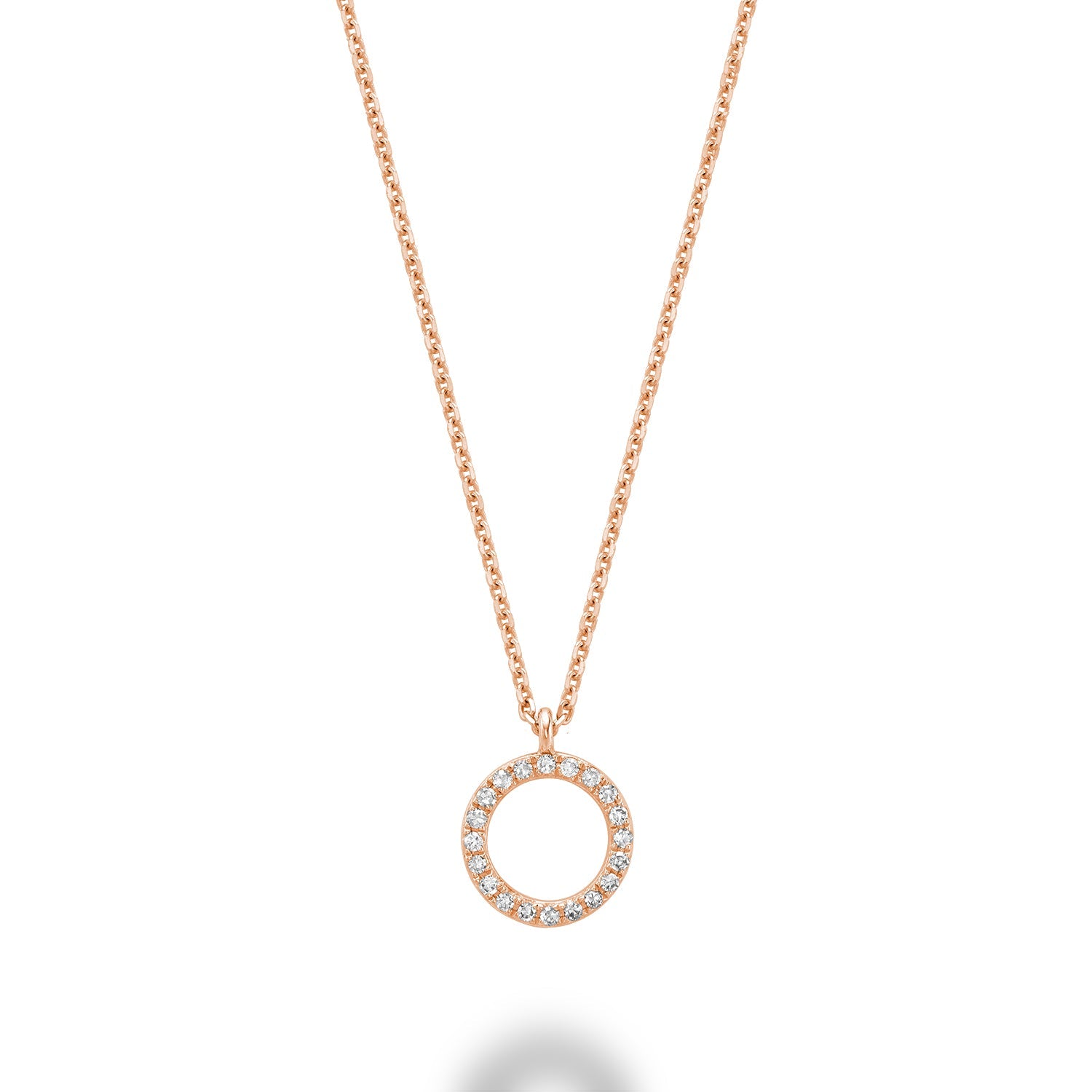 Circle Shape Diamond Pendant - RNB Jewellery