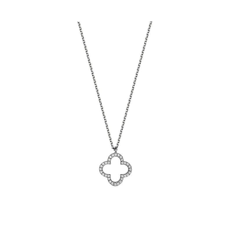 Clover Diamond Necklace - RNB Jewellery