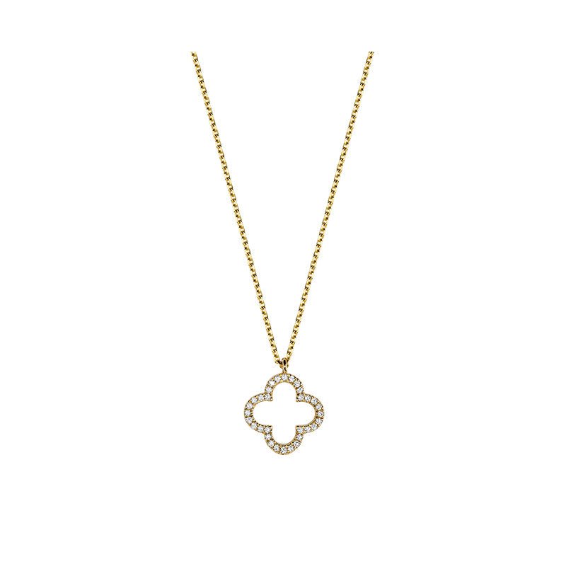 Clover Diamond Necklace - RNB Jewellery