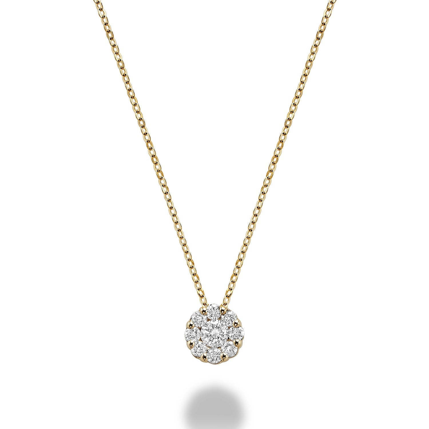 Cluster Diamond Pendant - RNB Jewellery