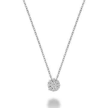 Cluster Diamond Pendant - RNB Jewellery
