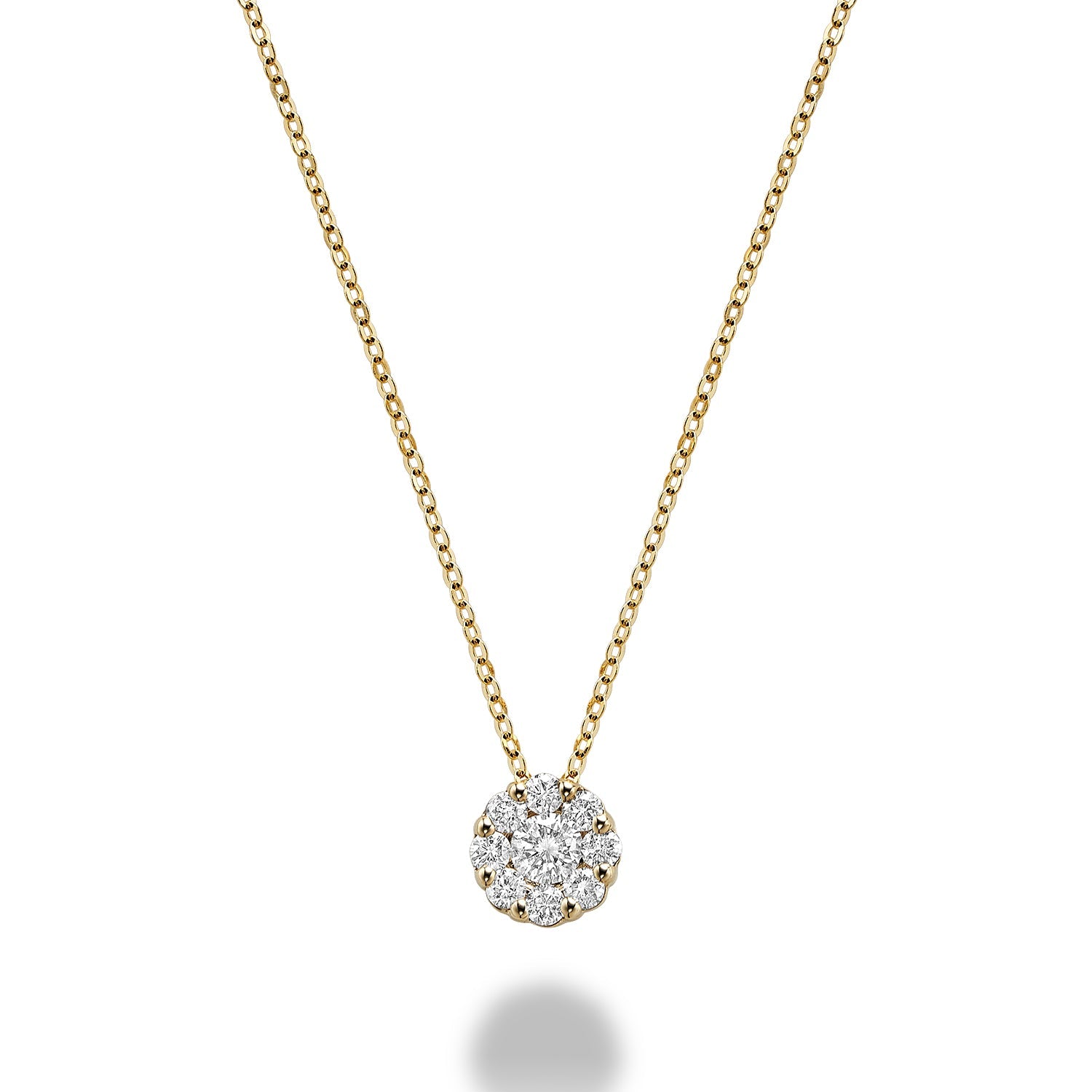 Cluster Diamond Pendant - RNB Jewellery