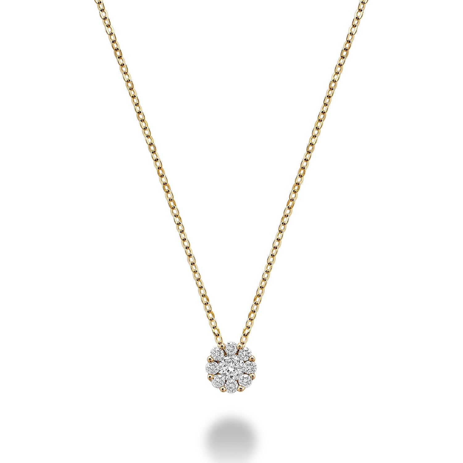 Cluster Diamond Pendant - RNB Jewellery