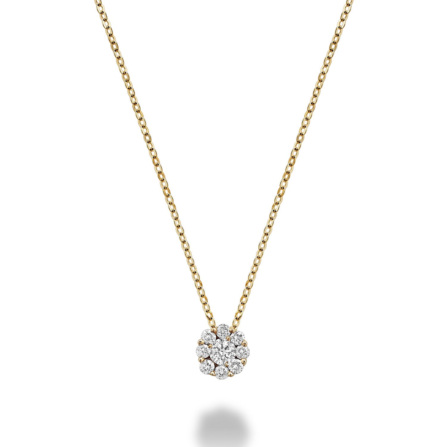 Cluster Diamond Pendant - RNB Jewellery