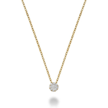 Cluster Diamond Pendant - RNB Jewellery