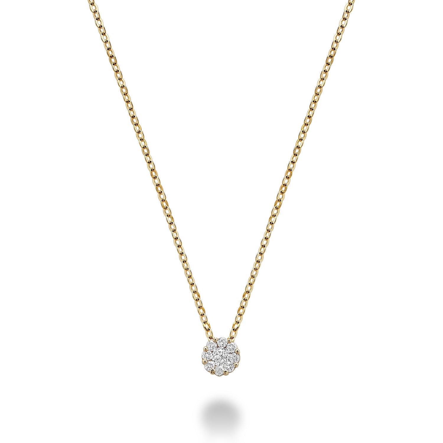 Cluster Diamond Pendant - RNB Jewellery