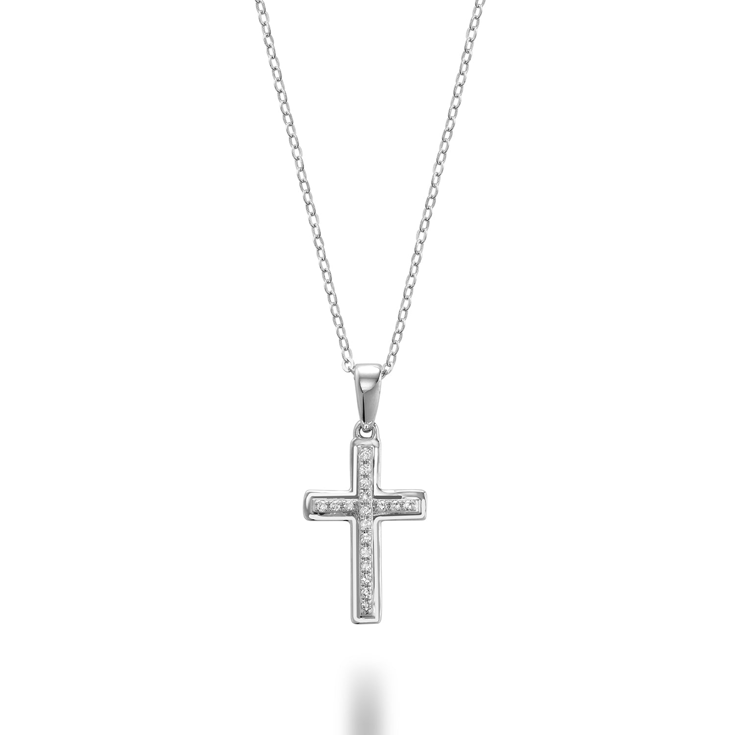 Cross Diamond Pendant - RNB Jewellery