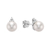 Cultured Freshwater Pearl / White Gold