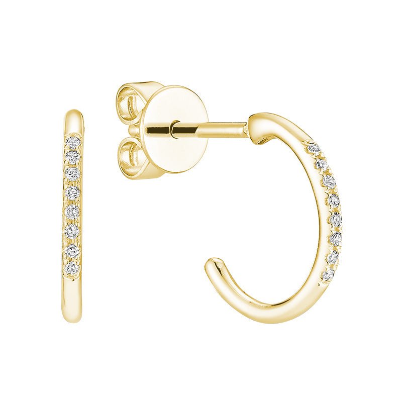 Diamond Earring - Boucle D'oreille en Diamant - RNB Jewellery